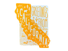 Greetings from California Postcard