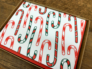 Candy Canes Greeting Card