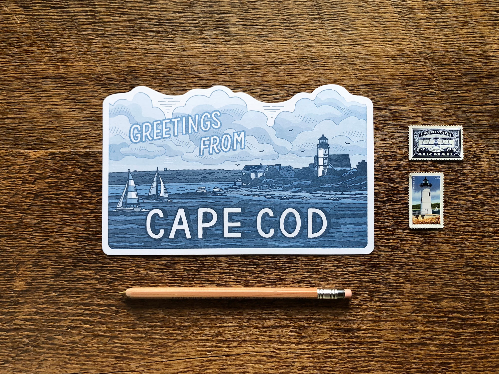 Cape Cod Scenic Postcard – Noteworthy Paper & Press