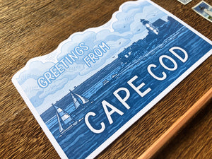 Cape Cod Scenic Postcard