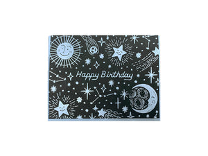 Celestial Birthday Greeting Card