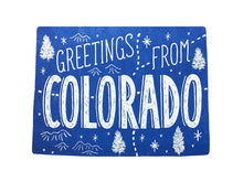 Greetings from Colorado Postcard