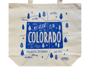 My Heart is in Colorado, Tote Bag