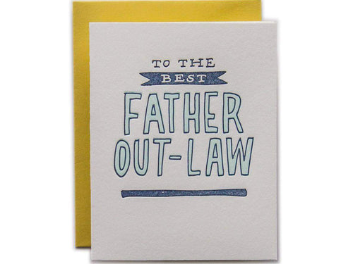 To The Best Father Outlaw, Single Card