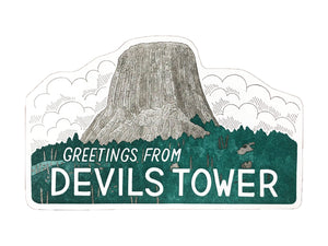 Devils Tower Scenic Postcard