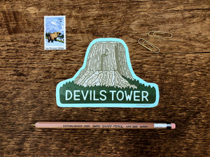 Devils Tower Sticker