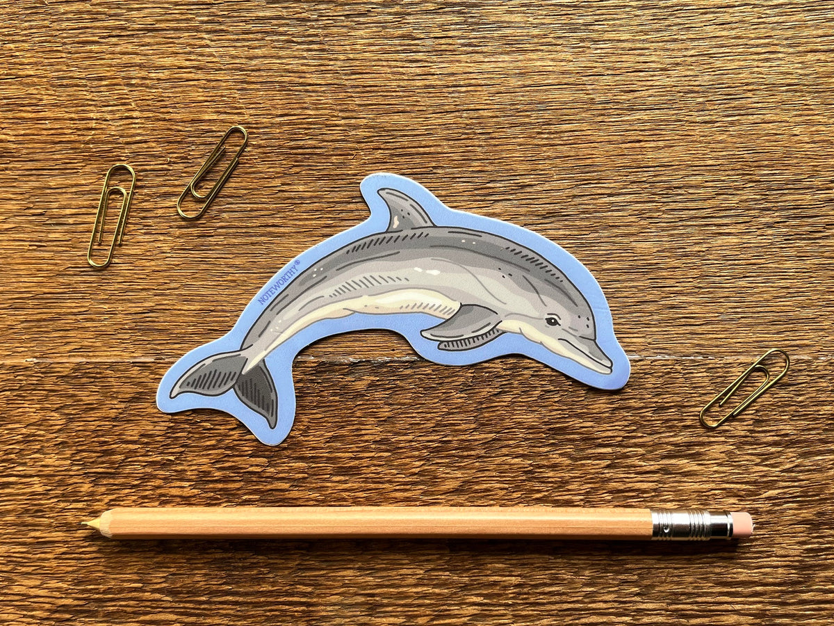 Dolphin Sticker – Noteworthy Paper & Press
