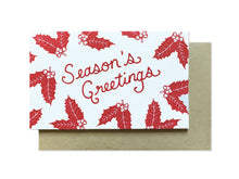 Season's Greetings Enclosure Card