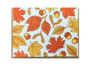 Fall Leaves Greeting Card