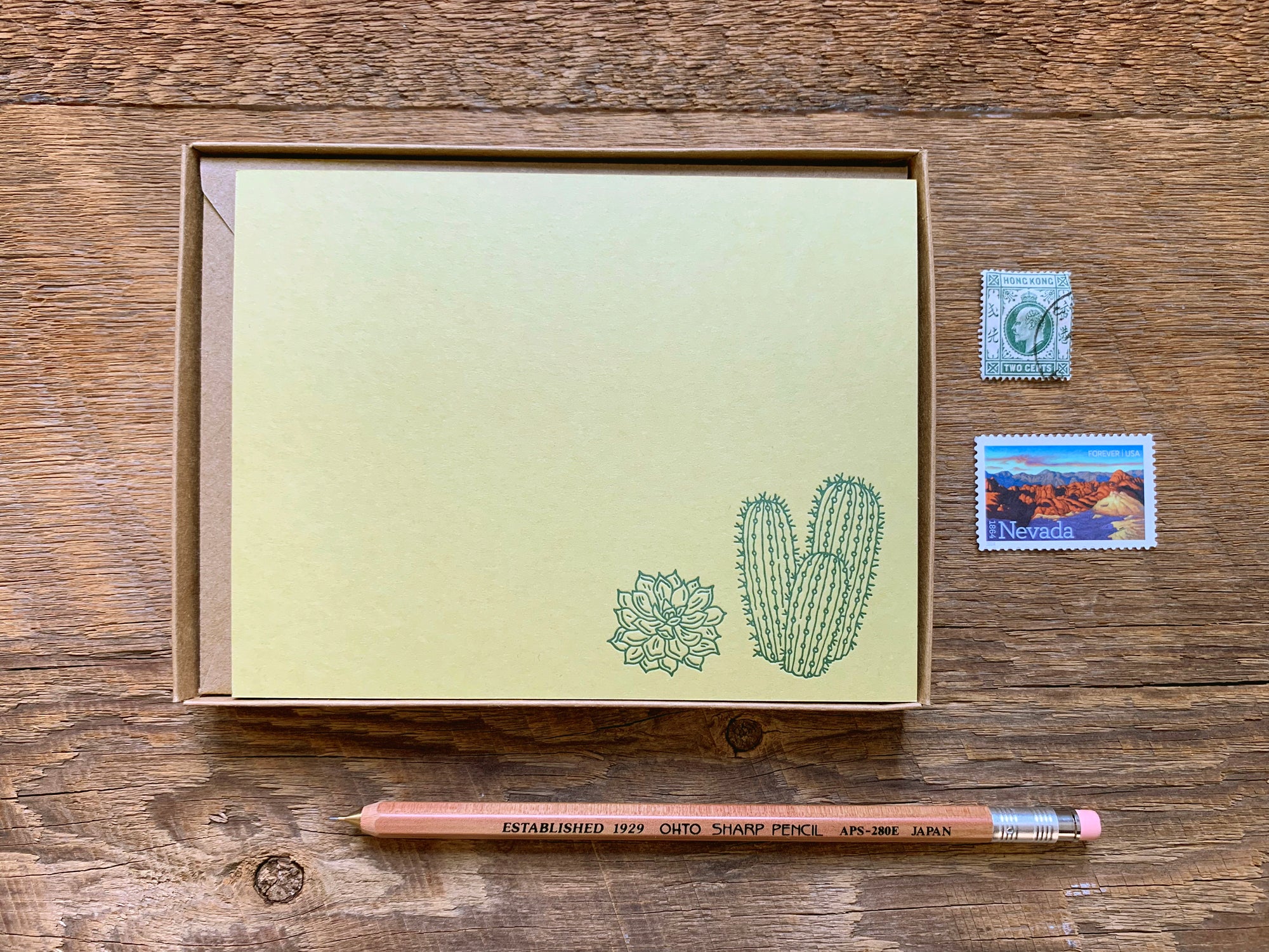 succulent stationery Cacti & Succulents Mixed Flat Stationery – Noteworthy Paper & Press