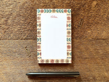 Floral Stripes Pocket Notepad