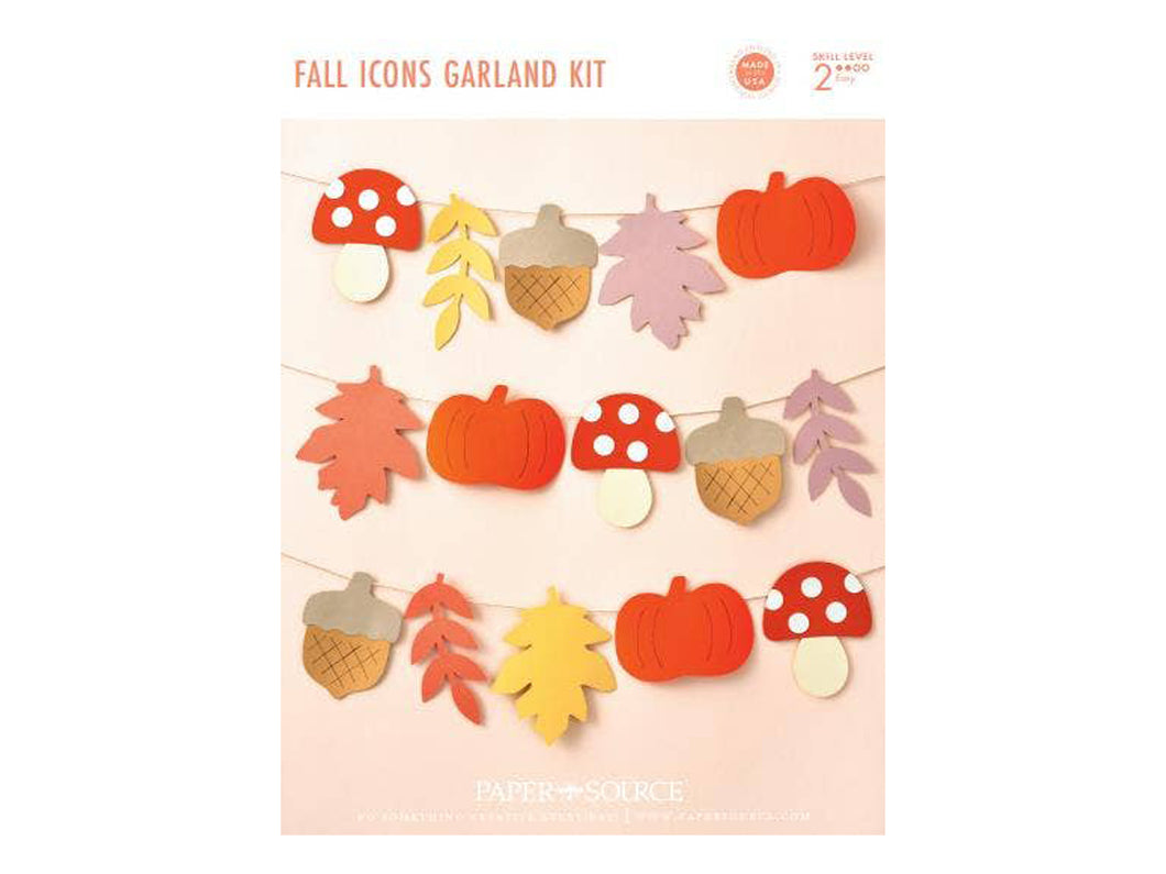 Fall Mushroom Garland Kit