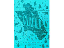 Glacier National Park Map Journal