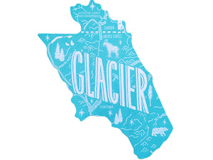 Glacier National Park Postcard