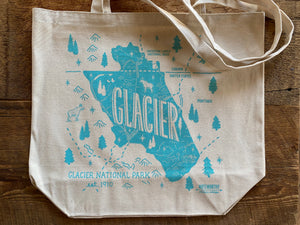 Glacier National Park, Tote Bag