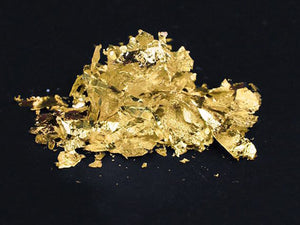 Metal Leaf Flakes, Gold