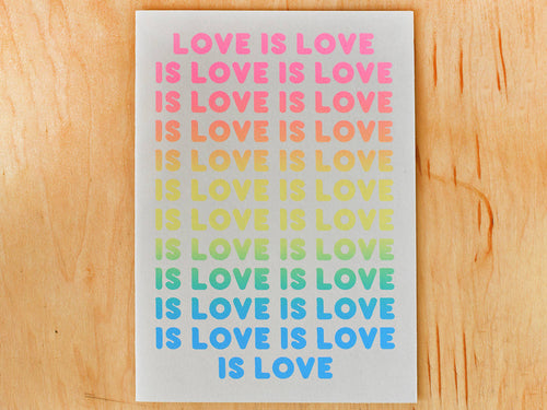 Love Is Love, Single Card