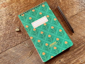 Gold Poms Small Notebook