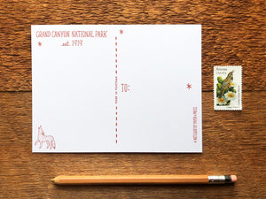 Grand Canyon National Park Foil Postcard