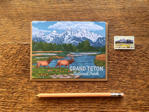 Grand Teton Scenic Card