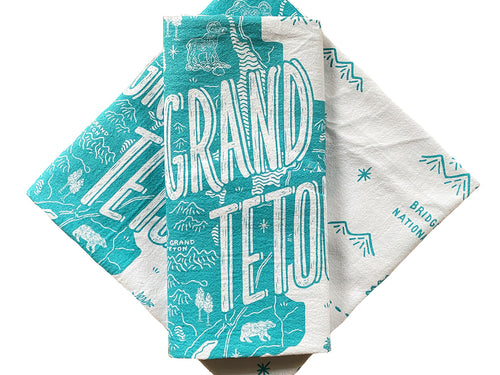 Grand Teton National Park Tea Towel
