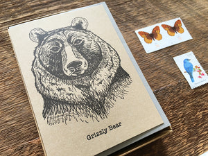 Grizzly Bear Greeting Card