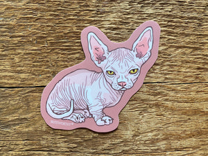 Hairless Cat Sticker