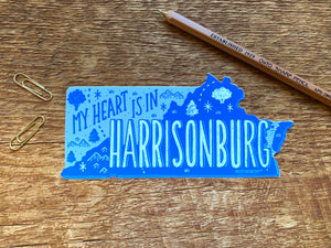 Harrisonburg Virginia Sticker