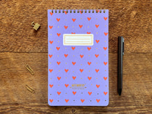 Hearts Pattern Small Notebook