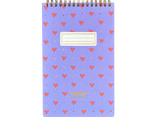 Hearts Pattern Small Notebook
