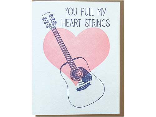 Heart Strings Greeting Card