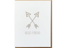Hello Friend Greeting Card