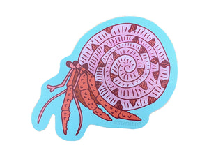 Hermit Crab Sticker