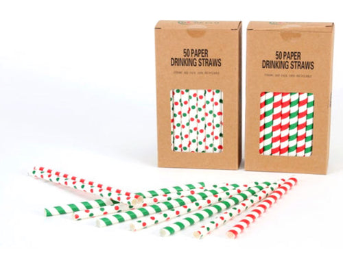 Festive Paper Straws