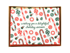 Holiday Candy Greeting Card