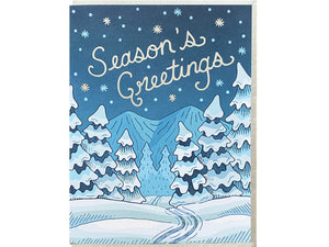 Holiday Pines Greeting Card