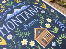 Home Sweet Montana Digital Print, 8" x 10"