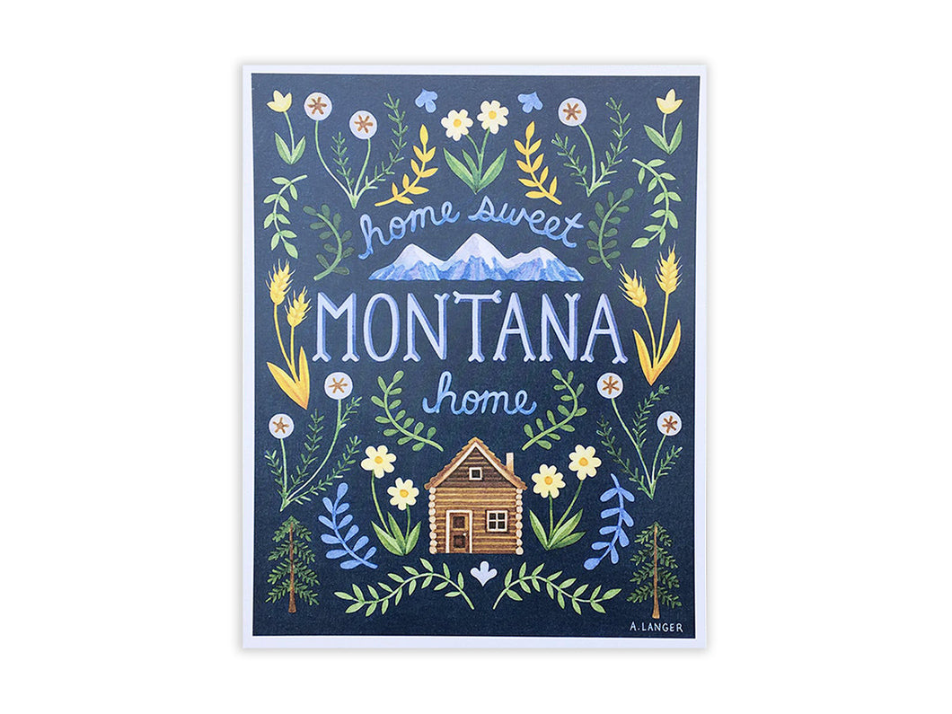 Home Sweet Montana Digital Print, 8