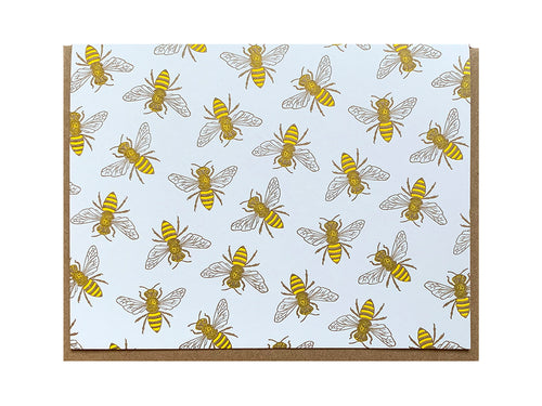 Honey Bees Greeting Card