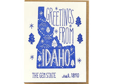 Greetings from Idaho Card