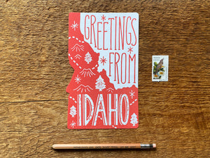 Greetings from Idaho Postcard