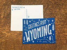 Greetings from Wyoming Postcard