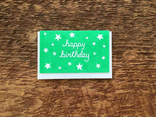 Birthday Stars Enclosure Card
