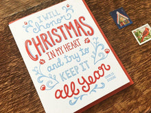 Dickens Quote Christmas Greeting Card