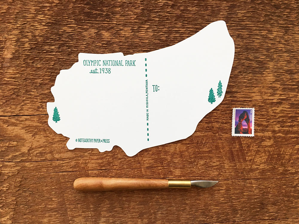Olympic National Park Postcard – Noteworthy Paper & Press