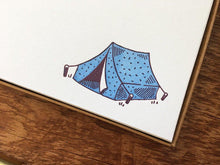 Camping Tent Flat Stationery