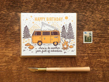Birthday Camper Greeting Card