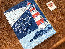 Mom Lighthouse Greeting Card