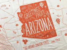 Greetings from Arizona Tea Towel