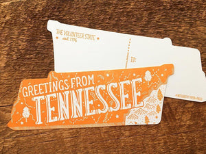 Greetings from Tennessee Postcard